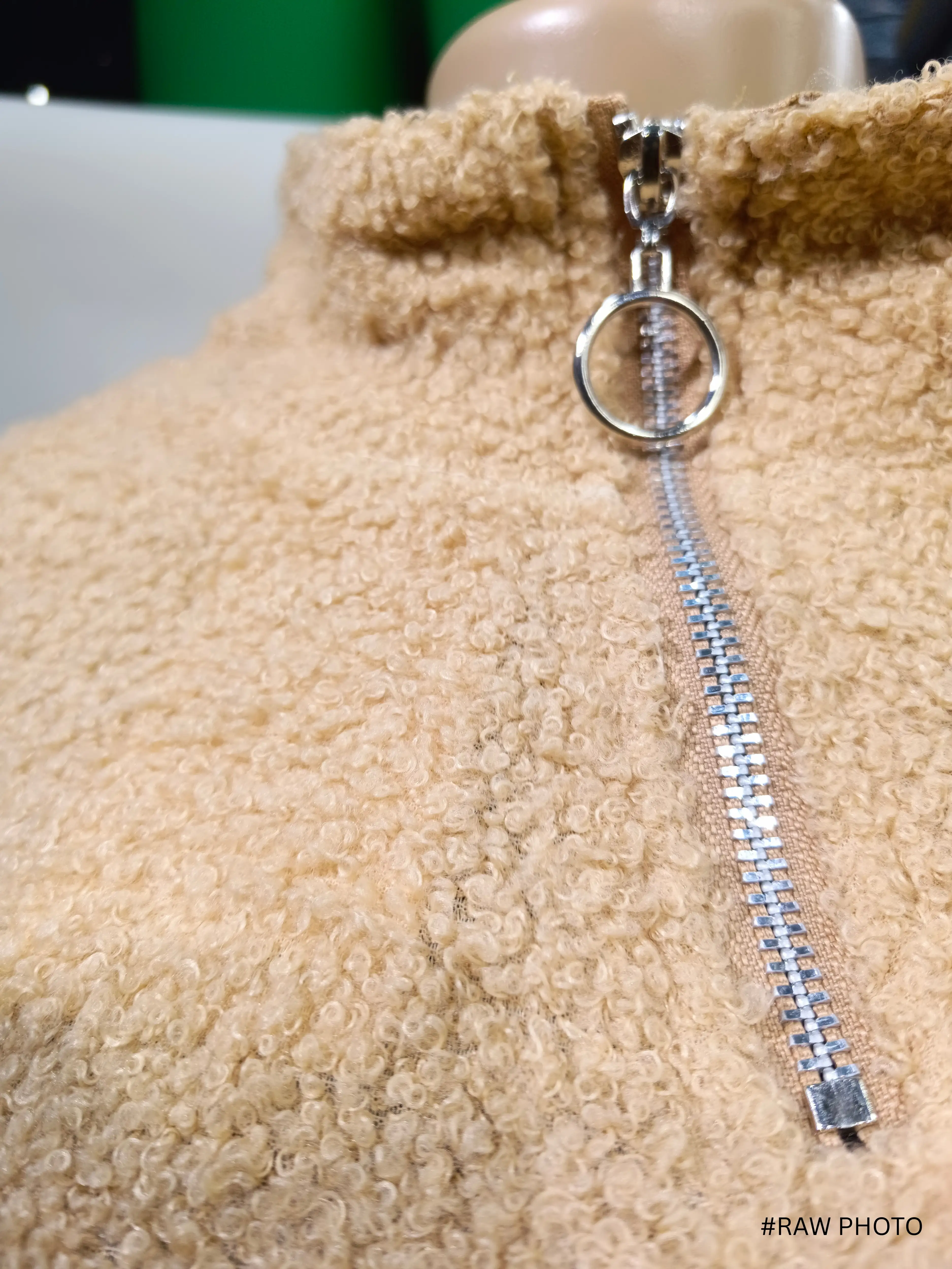 Cosy Fleece Half-Zip Sweater - Cotton tops available at theGirlyZone Kampala